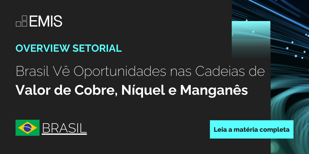 Brasil Vê Oportunidades nas Cadeias de Valor de Cobre, Níquel e Manganês 