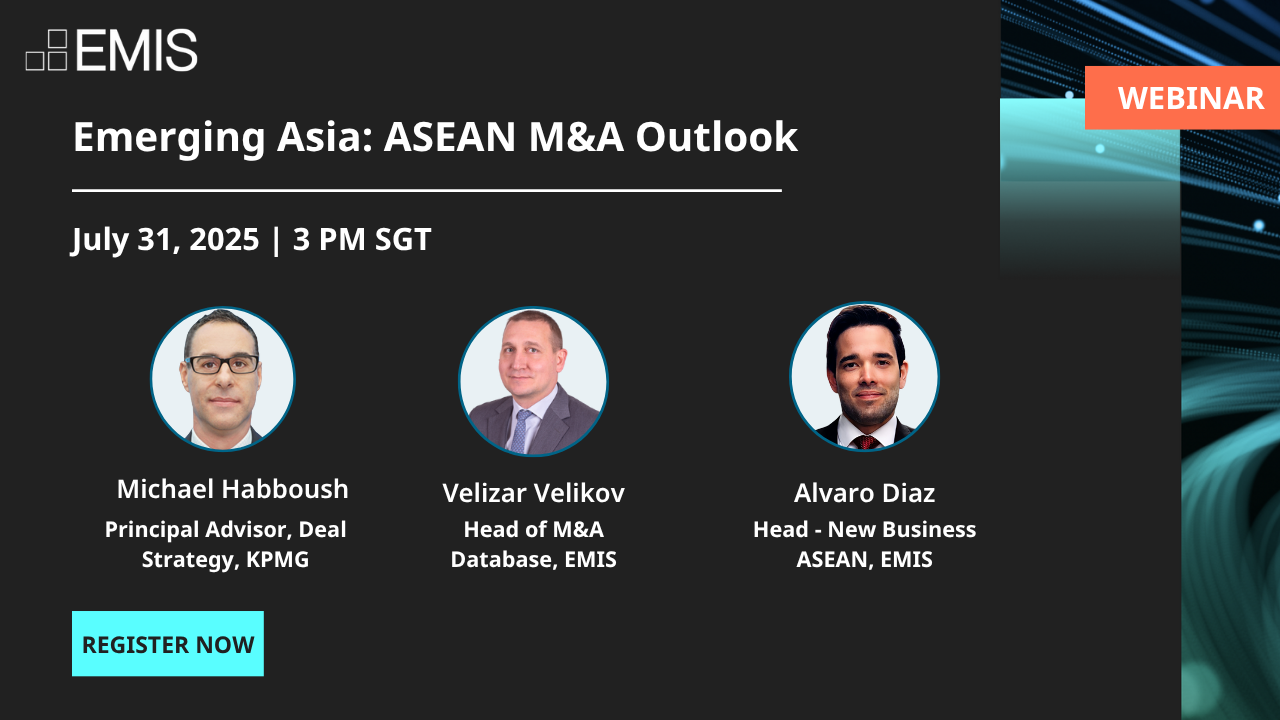 EMIS Webinar: Emerging Asia ASEAN M&A Outlook